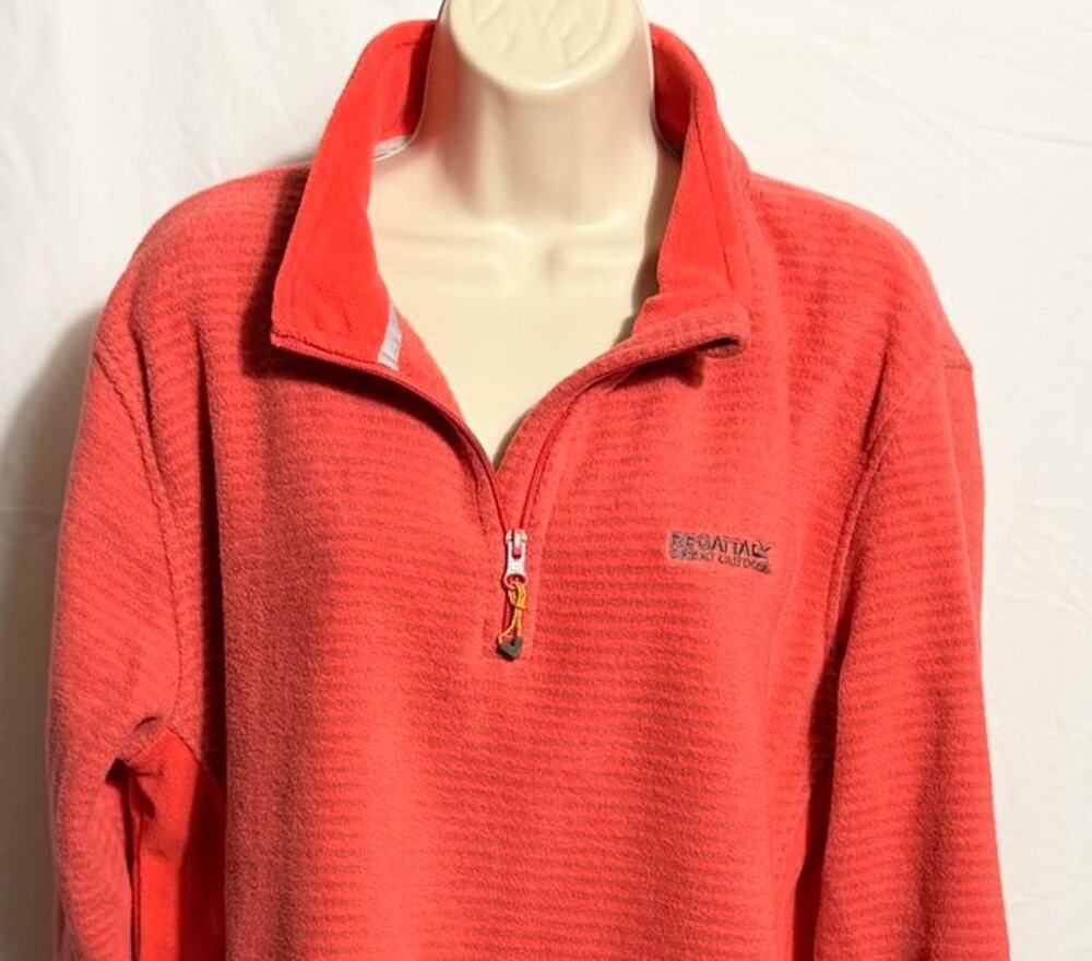 Regatta Great Outdoors Womens 1/4 Zip Fleece Pullover Soft Base Warm Outdoor